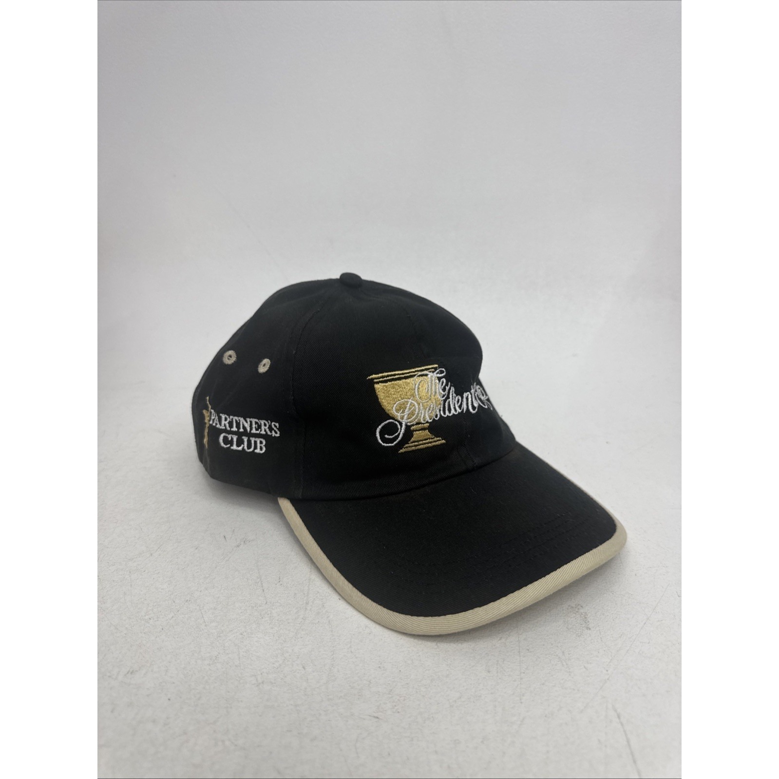 Pga Tour Golf Hat Authentic Ahead Headgear The Presidents Cup Black Adj